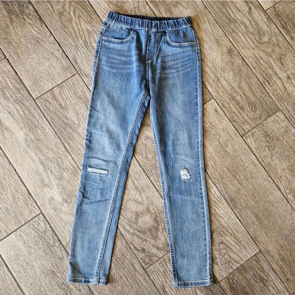 H&M Distressed Skinny Jeggings Size 10